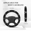 Brain Cancer Awareness Unisex Steering Wheel Covers 15 Inch Universal Car Protective Accessories
