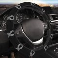 Brain Cancer Awareness Unisex Steering Wheel Covers 15 Inch Universal Car Protective Accessories