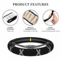 Brain Cancer Awareness Unisex Steering Wheel Covers 15 Inch Universal Car Protective Accessories