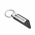 Ipick Image For Buick Enclave Silver Metal Plate Carbon Fiber Texture Black Pu Leather Key Chain Keychain Official Licensed