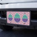 Graphics More Cute Easter Egg Turquoise Purple Polka Dots Novelty Metal Vanity Tag License Plate