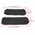 Ecotric Black Seat Cover Replacement Set Compatible With 2002-2008 Polaris Ranger 500 570 700 800 900 2009 Crew Utv 6x6 4x4 4x2
