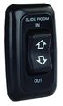 Jr Products 12285 Black Single Slide-out Switch Assembly With Bezel 