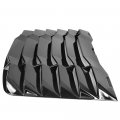 Ikon Motorsports Rear Window Louver For 2003-2008 Nissan 350z Coupe Style Gloss Black Abs Plastic Sun Shade Cover Vent