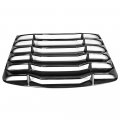 Ikon Motorsports Rear Window Louver For 2003-2008 Nissan 350z Coupe Style Gloss Black Abs Plastic Sun Shade Cover Vent