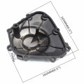 Httmt- Engine Stator Cover Compatible With 19 Tracer 900 19-20 900gt 18-20 Mt09 P N Mt313-072b-bk
