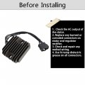 Waltyotur Voltage Rectifier Regulator Replacement For Suzuki Gsxr600 1997-2005 Gsxr750 1996-2005 Gsxr1000 2001-2004 Gsx1300r