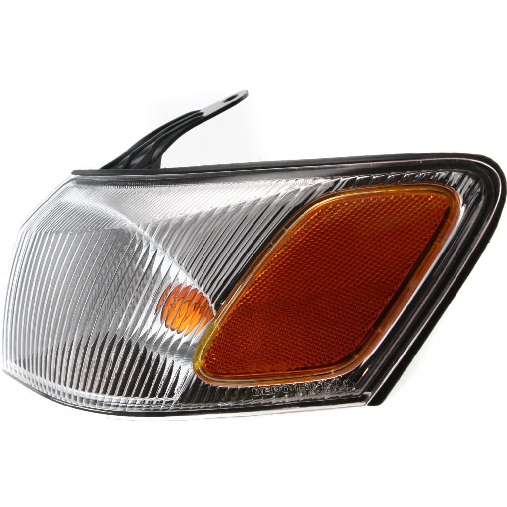 Toyota Camry 1997 1998 1999 Turn Signal Corner Light Assembly Driver Side Front Fender Capa Replacement For To2530126