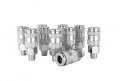 Milton 765st 1 4 Mnpt High Flow V-style Quick-connect Steel Coupler -box Of 10 