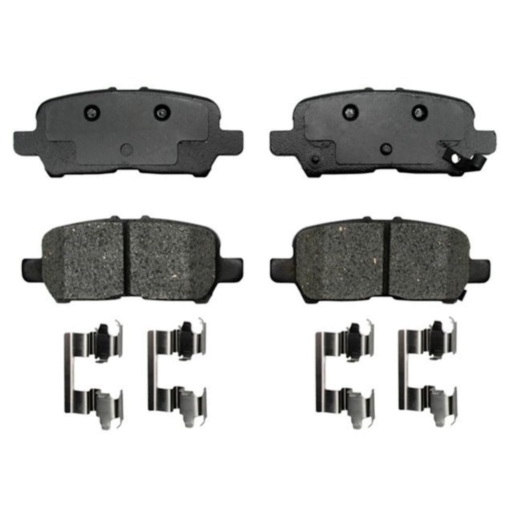 Rear Disc Brake Pads For Pontiac Grand Prix 2004 2005 2006 2007 2008 Metallic Friction Composition 0 55 In Thickness
