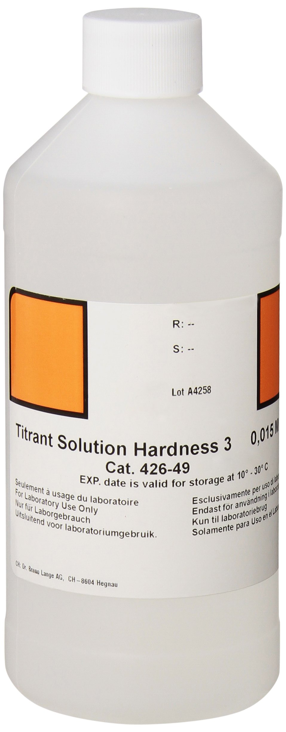 Hach 42649 Hardness 3 Solution 500 Ml
