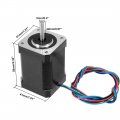 Uxcell Nema 17 2-phase Hybrid Stepper Motor Bipolar 75n Cm 63mm Body 4a 4-lead For 3d Printer Hobby Cnc