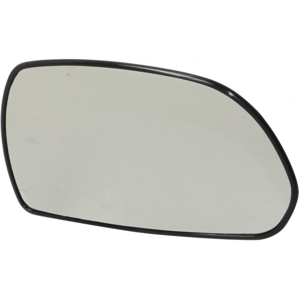 Passenger Side Mirror Glass For Kia Spectra 2002 2003 2004 Non Heated Convex Replacement With Backing Plate Fits Hatchback And