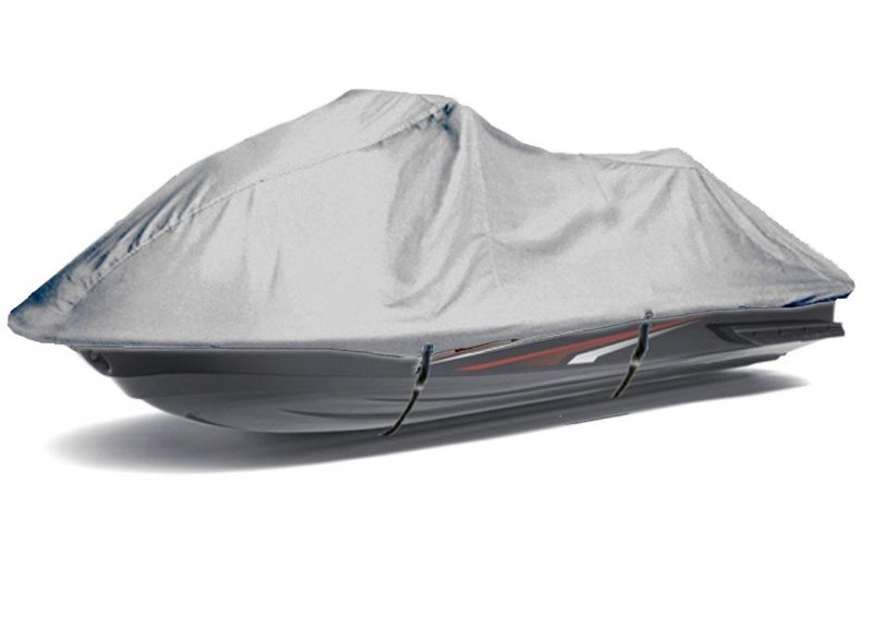 Silver 420 Denier Trailerable Jet Ski Jetski Pwc Cover Compatible For Sea Doo Sea-doo Bombardier Rxx 2001 2002 2 Seater