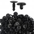 Autokay 100pcs 7mm Fender Push Clips Retainer Plastic Rivet Fastener For Toyota Pontiac