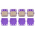Carbon Fiber Brake Pads Front And Rear Fa84 Fits For Arctic-cat 400 2004-2008 4 Pairs