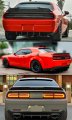 Gloss Black Rear Window Windshield Roof Spoiler Compatible For 2008-2023 Dodge Challenger Srt Hellcat