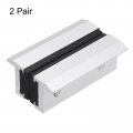 Uxcell 3 Aluminum Vise Jaws With Magnetic Rubber Pads Covers For Woodworking Diy Making Plumbing 2 Pair