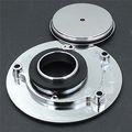 Xkh- Motorcycle Chrome Keyless Gas Cap Twist Off Aluminum Racing Fuel Tank For Kawasaki Zx-14r Zzr1200 Zrx1200r Z1000 Zx-10r