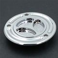 Xkh- Motorcycle Chrome Keyless Gas Cap Twist Off Aluminum Racing Fuel Tank For Kawasaki Zx-14r Zzr1200 Zrx1200r Z1000 Zx-10r