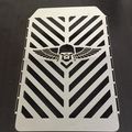 Skull Wing Radiator Grille Cover Guard Protector For Kawasaki Vulcan Vn 1500 Stainlesssteel