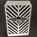 Skull Wing Radiator Grille Cover Guard Protector For Kawasaki Vulcan Vn 1500 Stainlesssteel
