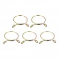 Uxcell Fuel Line Hose Clips 5pcs 30mm Id Fit 31 5-32mm Od 65mn Steel Water Pipe Air Tubing Spring Clamps For Motorcycle Scooter