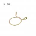 Uxcell Fuel Line Hose Clips 5pcs 30mm Id Fit 31 5-32mm Od 65mn Steel Water Pipe Air Tubing Spring Clamps For Motorcycle Scooter