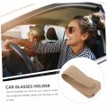 Callaron 4pcs Car Glasses Holder Eyeglasses Ticket Clip For Eyeglass Visor Hanger Sunglasses Sun Shade Visors Universal Wallet