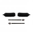 Partsw 2 Inner Tie Rod Ends Bellow Boots Front Steering Kit Fits Toyota Rav4 2001-2005 All Models 