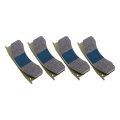Front Brake Pads Set For 2004 2005 2006 2007 Blue Bird Vision School Bus Semi Metallic Ceramic Steel Army Green Alx Pau Me 