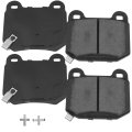 Rear Ceramic Disc Brake Pad Set D961 For Subaru Brz Wrx Impreza Toyota 86 Nissan 350z Infiniti G35 Mitsubishi Lancer 4 Piece 