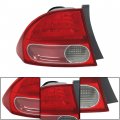 Waltyotur Left Driver Side Tail Light Assembly Replacement For Honda Civic Sedan 2006-2008 Rear Brake Lamp 33551snaa02