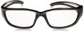 Edge Kazbek Xl Safety Glasses With Black Frame And Clear Lens 
