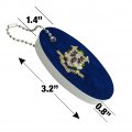 Graphics More Rustic Connecticut State Flag Distressed Usa Floating Keychain Oval Foam Fishing Boat Buoy Key Float