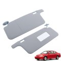 Gray Color Interior Sun Visor Pair Replacement For Civic 1996 1997 1998 1999 2000 2001 
