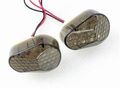 2x Flush Mount Smoke Lens 15 Amber Led Turn Signal Light Blinker Indicator For Kawasaki Zx6r 636 2003-2006 Zx7r 1996-2003