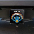 Fight For E-koala-ty Equality Rainbow Funny Humor Tow Trailer Hitch Cover Plug Insert