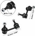 2x Front Stabilizer Sway Bar Links Set For Ford Ranger 1998-2003 Mazda B2300 2001-2003 B2500 1998-2001 B3000 B4000 1998-2004