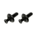 Bumper Screw Rivets For Mitsubishi Galant 1994 1995 1996 1997 1998 Nylon Black 8mm Center Groove 20mm Head 2 Pieces 9046708155 