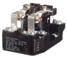 DPST-NO 30A FLANGE 12VDC TE CONNECTIVITY / POTTER & BRUMFIELD T92S7D22-12 POWER RELAY 