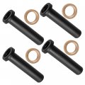 Caltric Front A-arm Long Bushings Compatible With Polaris Sportsman 700 2002 Spacers