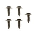 Trim Screw Black Steel Head Phillips Drive Zinc Plating 3 4 In Overall Length 5 Piece Set Model Alx-pau-mm-45588-cl360a50 