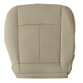 Front Passenger Side Bottom Replacement Perforated Leather Seat Cover Tan For Infiniti Fx35 Fx45 2005 2006 2007 2008 Microfiber 