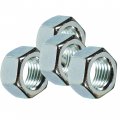M14 X 1 5mm Class 8 Hex Nut Set 5 Piece Zinc Plated Silver Fasteners For Automotive And High Temperature Applications 21mm