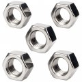 M14 X 1 5mm Class 8 Hex Nut Set 5 Piece Zinc Plated Silver Fasteners For Automotive And High Temperature Applications 21mm 