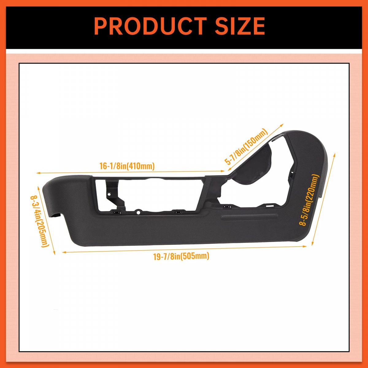 Driver Side Seat Trim Panel Cover Bezel For 2009 2014d F150 And 2010 Lincoln Mark Lt Replacement For 9l3z Ea Black Plastic Vc