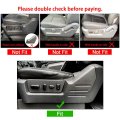 Ecotric Front Drivers Side Seat Trim Panel Cover Bezel Compatible With 2009-2013 Ford F150 Replacement 9l3z-1662187-ea F761 Not