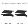 Car Body Spoiler 1 Pair Of Universal Modified Rear Bumper Canard Diffuser Lip Splitter Fins Carbon Fiber