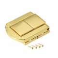 Toggle Catch Lock 31mm Retro Decorative Golden Hasp With Screws For Suitcase Chest Trunk Latch Clasp 